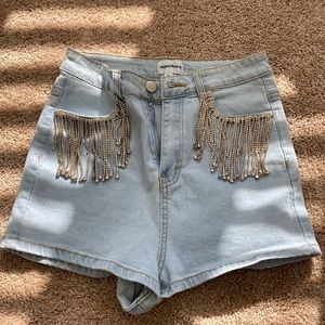 superdown Light Blue jean shorts - size 25 (never worn)